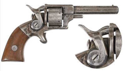 22 Sidehammer Revolver 3rd model 2 1:2 inch barrel - 01 with detail