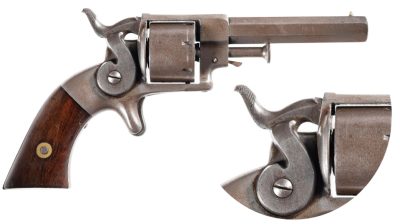 22 Sidehammer Revolver 6th model - no engraving - 01 with detail
