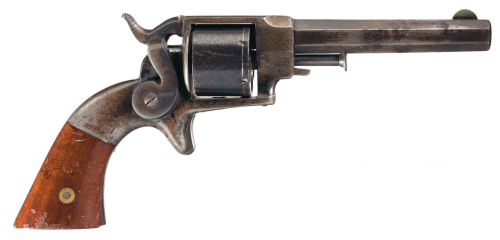 E Allen .32 Sidehammer Revolver - no engraving - 01