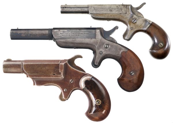 Three E Allen Single Shot Side-Swing Derringer